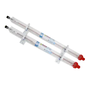 High quality diameter 80mm 80w 100w 150w carbon dioxide Yongli co2 laser tube for cutting machine