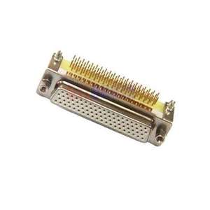 ขั้วต่อ D-SUB 78 พิน แบบความหนาแน่นสูง ตัวเมีย DB 78P DIP แบบ R/A สำหรับแผงวงจรพิมพ์ สำหรับขั้วต่อ D-SUB 78 พิน - Product Image 1