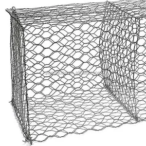 3x1x0.5m石笼篮子尺寸/石笼丝网六角孔形状网