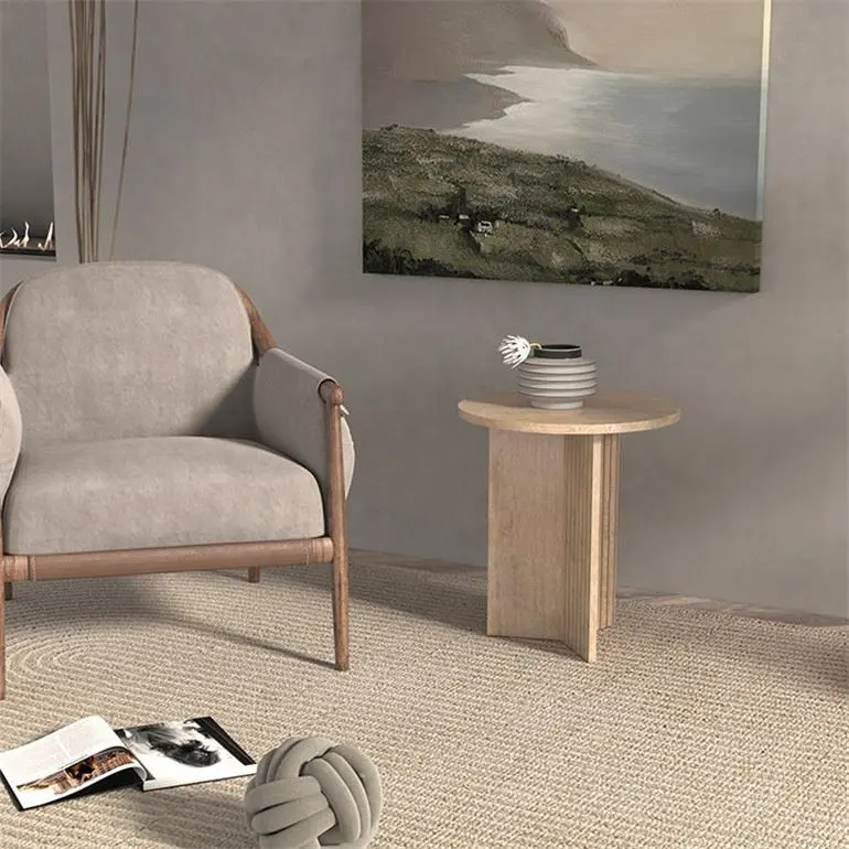 Neueste Natur marmor Stein Sockel Wohn möbel Couch tisch Beistell tisch