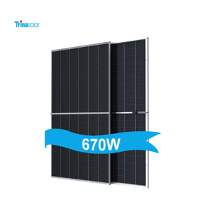 JinKo // JA Tier 1 Marque Trina Panneau solaire mono 650W 655W 660W 670W Panneau solaire demi-cellule Système d'alimentation domestique Version UE - Product Image 6