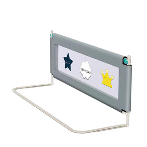 Barrière de lit pour bébé, garde-corps de lit, protection <span class=keywords><strong>anti</strong></span>-<span class=keywords><strong>chute</strong></span>, motif 3D, clôture de levage verticale, sécurité pour le sommeil du bébé, garde-corps - Product Image 1