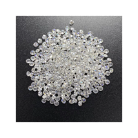 Moissanite en vrac de 0,9 mm à 2,8 mm, 1 carat/sac, blanc rond, 2 mm, 0,03 carats, taille diamant, pierre précieuse en vrac