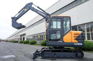 Excavatrice Hyundai 6 tonnes HX60L Vente d'usine Certification CE EPA Excavatrice sur chenilles de haute qualité avec moteur à bas prix - Product Image 3