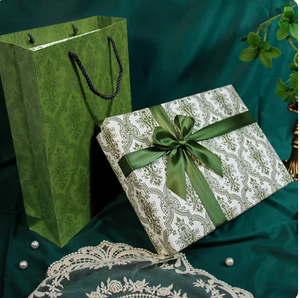Boîte-cadeau <span class=keywords><strong>et</strong></span> sac d'emballage cosmétique de luxe rigides en papier personnalisés en gros, avec kit de rubans - Product Image 5