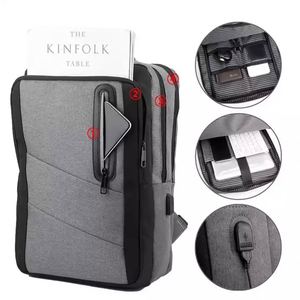 OEM Custom Travel Multifunction Smart Bagpack Mens Business Laptop Travel Backpack Bag School Bags With Usb Charging Port - Product Image 2