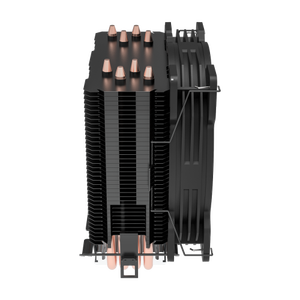 Aoc T4R <strong>High</strong> Thermal Dissipation ARGB Lighting PWM 800 to 1800 <strong>RPM</strong> 150 W <strong>CPU</strong> Air Cooler with Rainbow LED <strong>Fan</strong> 4 Heat Pipes - Product Image 5
