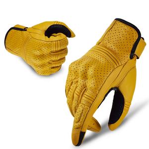 Gants de Motard en Cuir pour Femme et Homme, Accessoires d'Été, Motocross, Accessoires <span class=keywords><strong>BMX</strong></span> Enduro - Product Image 1