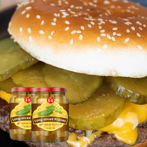 Классические кислые огурцы, традиционная ферментация, низкое содержание соли и жира, идеально подходят для бургеров и сэндвичей, доступны оптом. - Product Image 1
