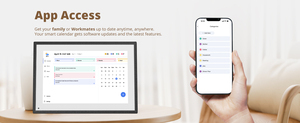 INSOVISION Calendrier numérique multifonction 21,5 pouces avec écran tactile, Wi-Fi, synchronisation automatique Google/iCloud/Outlook/<span class=keywords><strong>Yahoo</strong></span>/Family Frame - Product Image 3
