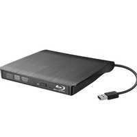 Reproductor HD ultradelgado para Windows, unidad Blu-ray externa USB3.0 Disco 3D Reproductor Blu-ray Unidad Blu-ray externa