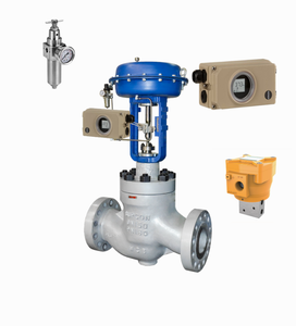 Vannes de régulation avec régulateur intelligent numérique pneumatique 3730-1 et filtre en acier inoxydable - Product Image 6