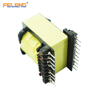 Transformateur haute fréquence à noyau de ferrite vertical FELENG EE4220, enroulement personnalisé, montage sur circuit imprimé pour système d'alimentation UPS d'ordinateur
