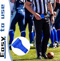 Marqueur de terrain lesté en nylon pour arbitre de football, idéal pour les fautes et le marquage du terrain – Équipement officiel NFL