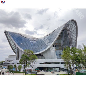 ระบบซุ้มสถาปัตยกรรมผนังม่านภายนอกทำจากอลูมิเนียมอัลลอยด์แผงแกะสลักแบบกำหนดเองสำหรับใช้ในโรงแรม - Product Image 6