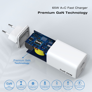 Cargador de 65w para Teléfono, 2 Puertos Tipo C USB-A, Tecnología Gan, Resistente al Fuego, Compacto, Cargador Superrápido de 65W para <span class=keywords><strong>Macbook</strong></span>, Laptop, iPhone, Samsung - Product Image 6