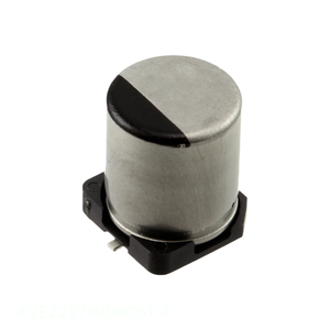 Condensateur SMD 220 µF 20 % 6,3 V à montage en surface, canal fabricant AVEZ227M06X16T-F, en aluminium - Product Image 1