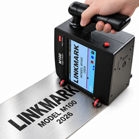 Imprimante portable de codage par lots 10 cm pour date d'expiration, logo et nom de l'entreprise, pour sacs, pochettes, boîtes, petites entreprises et entrepôts