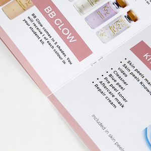 Pabrik kustom bisnis Flyers dua sisi pameran Matte UV proses katalog Glossy mengikat A4 A5 layanan cetak warna penuh - Product Image 3