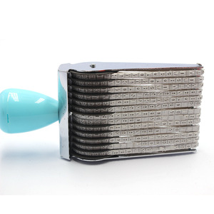 Sello <span class=keywords><strong>de</strong></span> Goma Rodante para Oficina, Económico, Ajustable, Portátil, con Fecha y Hora, Sello <span class=keywords><strong>de</strong></span> Plástico Autoentintable - Product Image 3