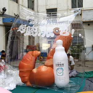 Modèle de nourriture <span class=keywords><strong>gonflable</strong></span> publicitaire personnalisé : frites, pain, croissant - Product Image 6