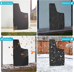 Funda Protectora Impermeable para Suavizador de Agua de Uso Rudo para Exteriores con Cremallera Dividida, Cordón Elástico y Hebilla Anti-UV - Product Image 4