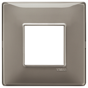 Vimar Wall <b>Switch</b> Plate 14.5x9.5 Cm Grey Reflex Finish - Product Image 1