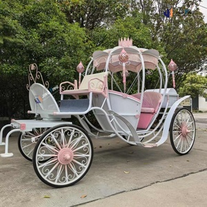 Carruaje de Cenicienta de calabaza de <span class=keywords><strong>boda</strong></span> de alta calidad, paseo al aire libre, <span class=keywords><strong>limusina</strong></span> eléctrica, carruaje de caballos - Product Image 2