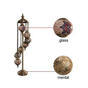 Lampes marocaines et ottomanes faites à la main à Marrakech, ensemble de 7 lampes turques en mosaïque européennes pour la décoration - Product Image 4