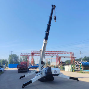 Best Selling Spider <span class=keywords><strong>Crane</strong></span> 8ton Diesel Powered Mobile Spider <span class=keywords><strong>Crane</strong></span> Guindaste De Elevação Com Controle Remoto Rastreador Personalizado - Product Image 6