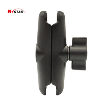 Adaptateur de fixation pour téléphone de voiture/vélo 6CM 9CM 15CM, support de téléphone réglable avec bras à double rotule pour Ram