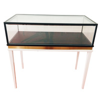 Vitrine de musée en gros Table de présentation de bijoux en fer pour bijouterie