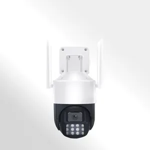 热卖产品2023 5MP App网络视频防水监控无线摄像头套件H-265 Wifi摄像头PTZ智能摄像头