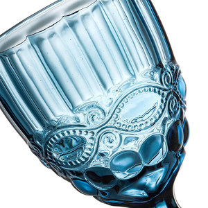 Ly rượu chân cao kiểu dáng mới 200ml-500ml, chất liệu thủy tinh trong suốt cao cấp, họa tiết nổi, kiểu cổ điển, dành cho Đức, thương hiệu Zhiguli Oland - Product Image 3