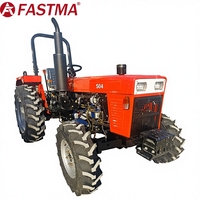 Vente directe d'usine, modèle 504, tracteur agricole de taille moyenne 4x4, 50 CV, type à roues