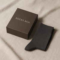 Boîte d'emballage de chaussettes personnalisée durable pour les entreprises en ligne