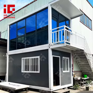 Casa contenedor prefabricada de 2 plantas de diseño contemporáneo para edificio de oficinas, aplicación moderna para restaurante y club al aire libre - Product Image 2