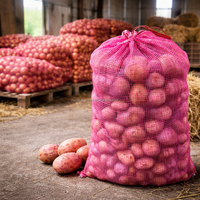 Bolsas de malla de polipropileno reutilizables, transpirables, ligeras y duraderas para envasado de cebollas, verduras y alimentos. |   Agricultura Ecológica Personalizada
