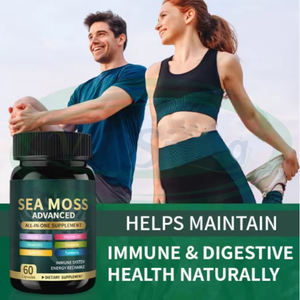 Cápsulas de musgo de mar ASAP Suplemento OEM Píldoras de seamoss irlandesas orgánicas Extracto de musgo de mar Cápsulas de musgo de mar natural - Product Image 2