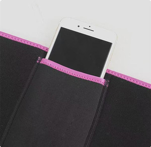 Neopren-Schweißgürtel Taillenformer Schlankheits-Bauchband Gewichtsverlust Fitness-Taillentrainer-Gürtel mit Handytasche für Frauen - Product Image 2