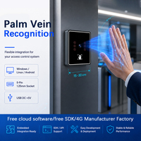 Módulo SDK Biométrico de Vena de la Palma sin Contacto, Capacidad de 10000, OEM ODM, Control de Asistencia y Acceso, Lector Escáner de Vena de la Palma