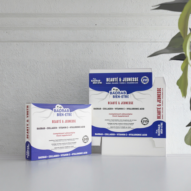 Customized Medical Pill Bandage Packaging Paper Box Flat Pharmacy Healthcare Brand Retail Paper Boxes