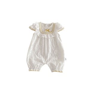 Tutina Estiva a Maniche Corte per Neonata, Abbigliamento Casual per il Centenario del Bambino - Product Image 5