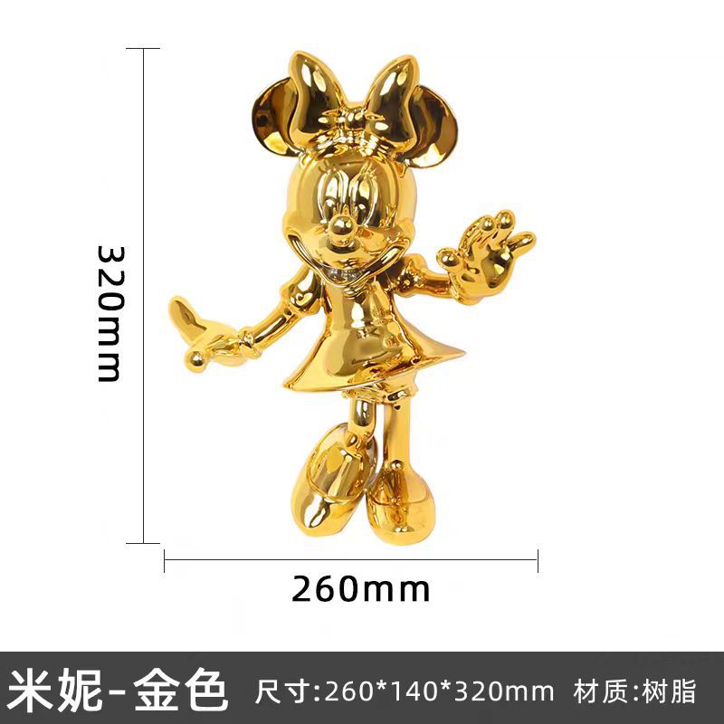 Minnie-placage d'or
