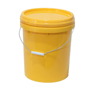 Cubo Redondo de PP de Alta Calidad <span class=keywords><strong>Yusu</strong></span> de 5 Galones, 10L, 15L, 20L, Resistente, Ecológico, de Grado Alimenticio, Reciclable, con Tapa y Asa, para Pintura al Óleo - Product Image 3