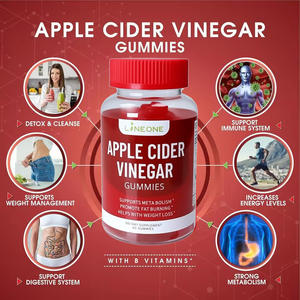 Elma Sirkesi ACV Jelibonları İnce Düz Göbek Vegan Sindirim Diyeti Minceru Kilo Yönetimi Kontrolü Vitamin B12 ile - Product Image 4