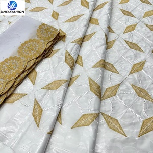 Elegante e Sexy cotone ricamo Bazin Riche tessuto africano Guinea broccato <span class=keywords><strong>per</strong></span> festa di nozze donna <span class=keywords><strong>abbigliamento</strong></span> Bazin <span class=keywords><strong>abbigliamento</strong></span> - Product Image 4