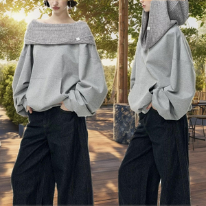 Vente en gros – Sweat à capuche oversize pour femme, de haute qualité, couleur unie, automne, avec logo personnalisé imprimé sur le devant, 100 % coton, anti-boulochage, manches longues - Product Image 2