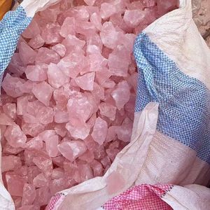 טבעי גולמי ירוק קוורץ סיטונאי באיכות גבוהה ורד קוורץ קוורץ אבן גביש לקישוט - Product Image 2