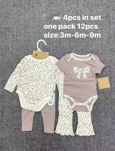 Set di Abbigliamento per Neonati all'Ingrosso, Set Comodo per Bambina e Bambino, Set di 4 Pezzi per Neonati - Product Image 6